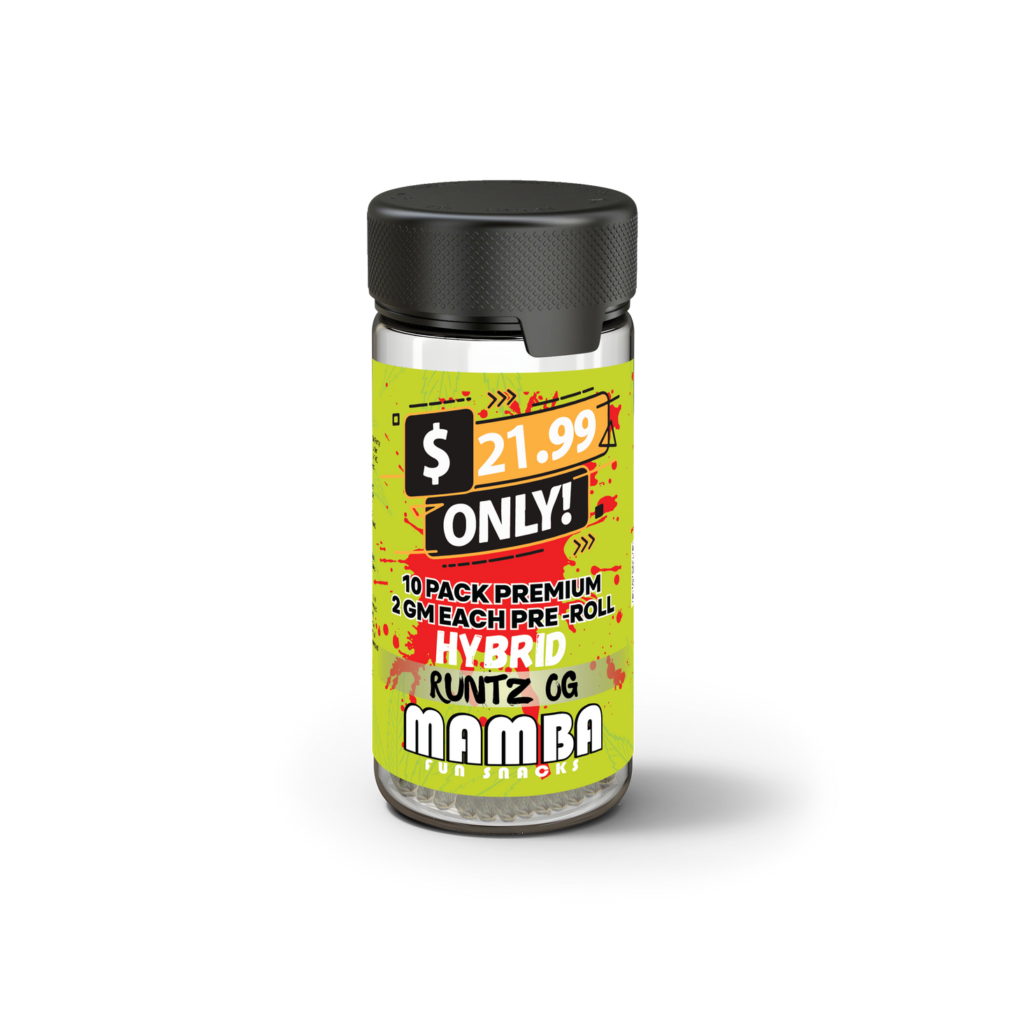 $21.99-Mamba Pre Roll-Runtz OG (Hybrid)