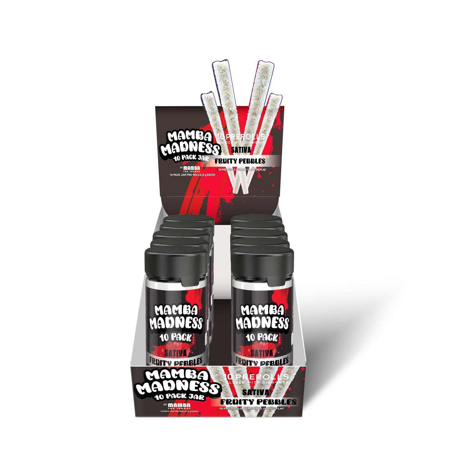 Mamba Madness – Fruity Pebbles (10-Pack Jar)