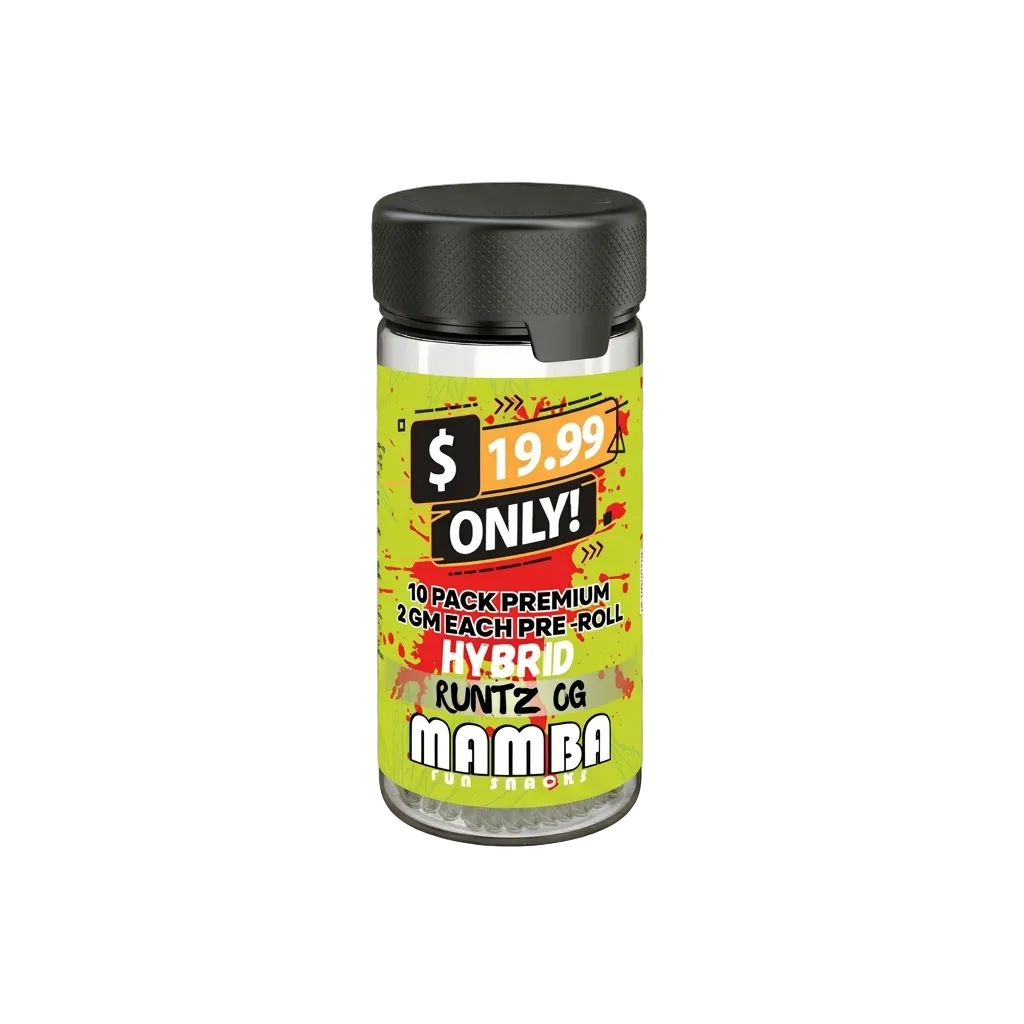 $19.99-Mamba Pre Roll-Runtz OG (Hybrid)