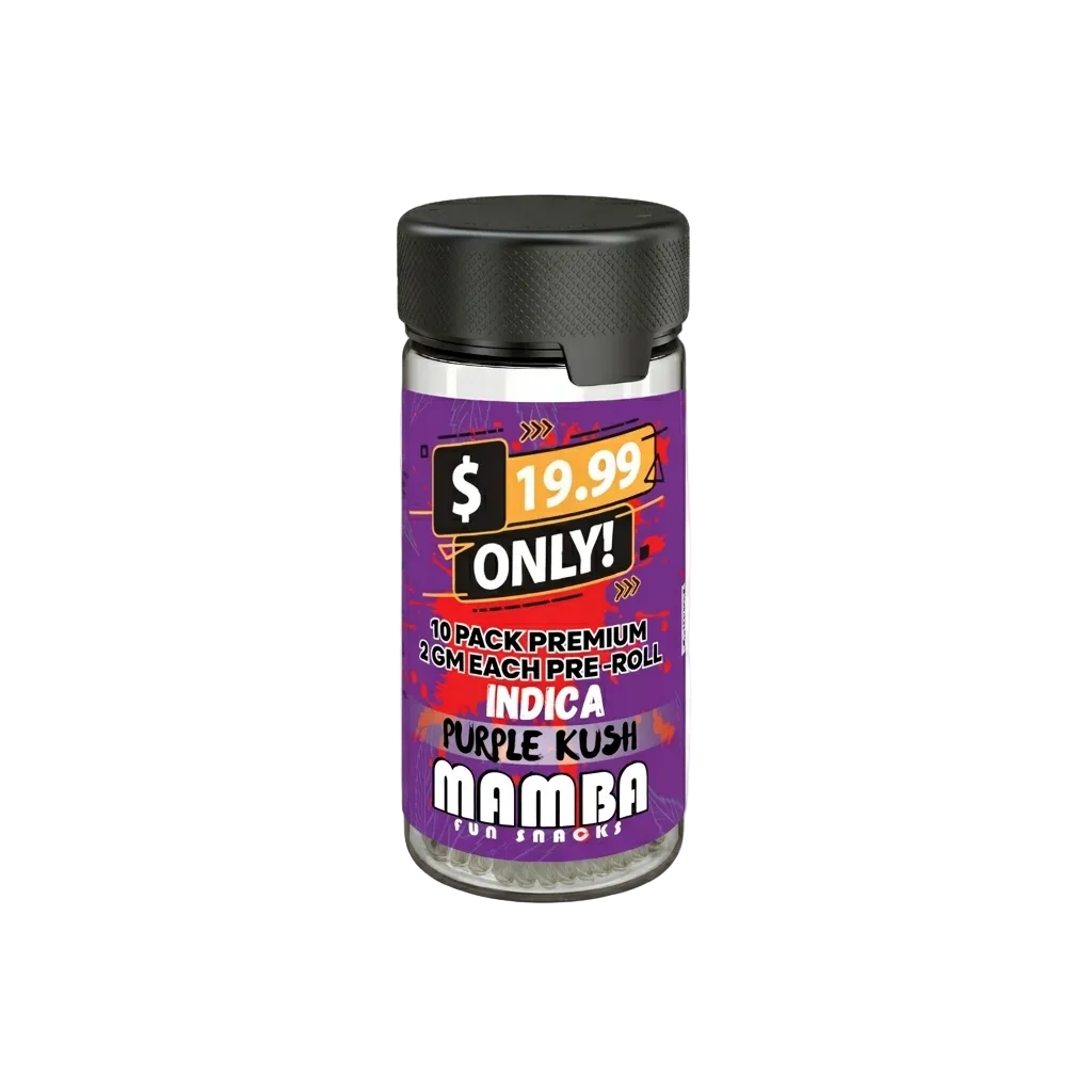 $19.99-Mamba Pre Roll-Purple Kush (Indica)