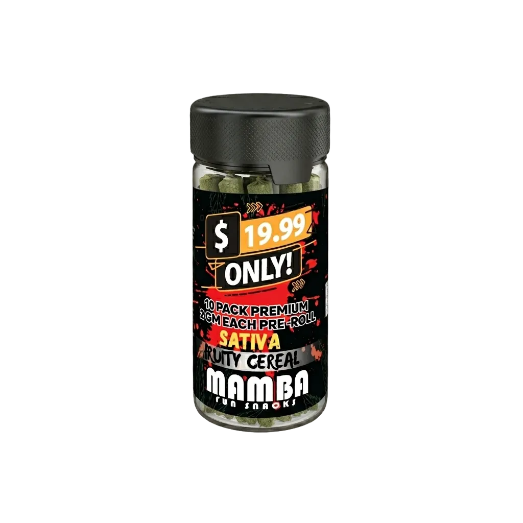 $19.99-Mamba Pre Roll-Fruity Cereal (Sativa)