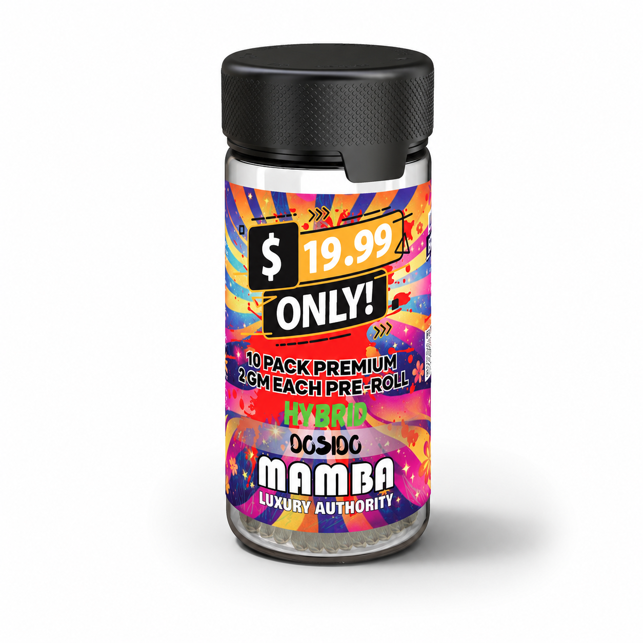 $19.99-Mamba Pre Roll-Dosido (Hybrid)
