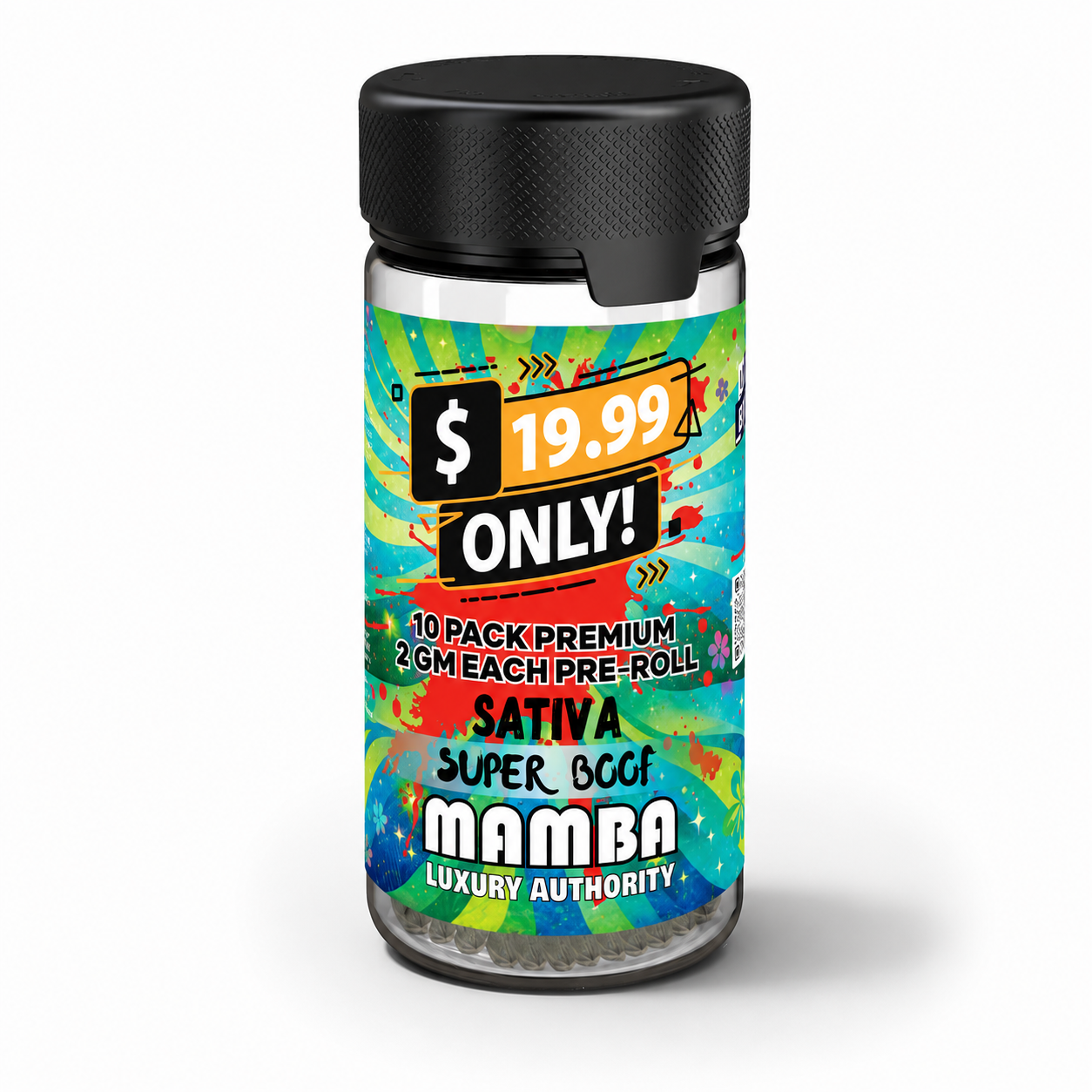 $19.99-Mamba Pre Roll-Super Boof (Sativa)