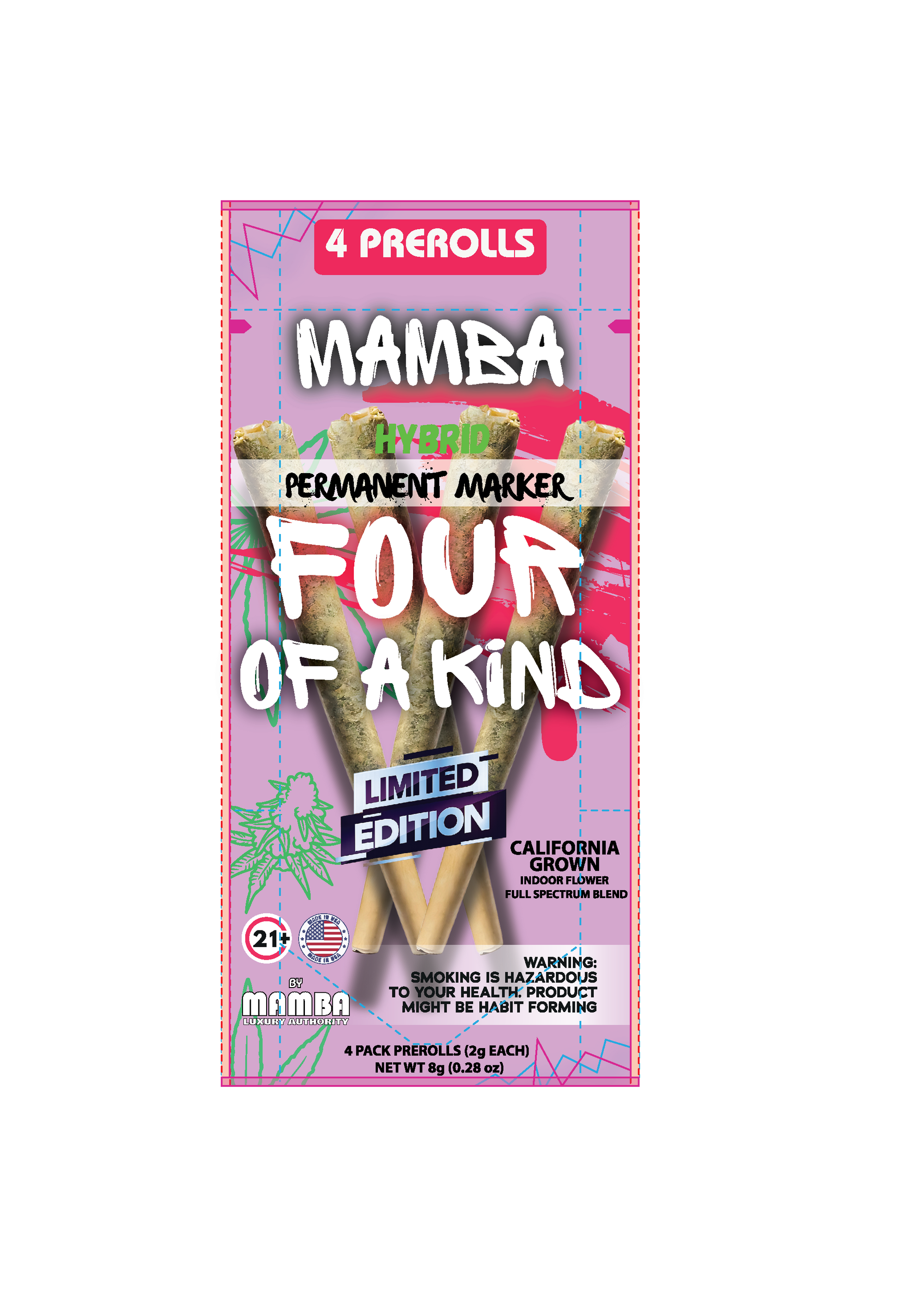 Mamba Four of a Kind -Permanent Marker