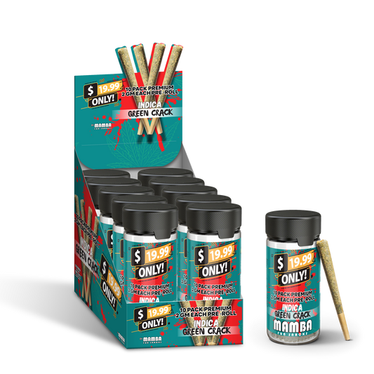 $19.99-Mamba Pre Roll-Green Crack (Indica)