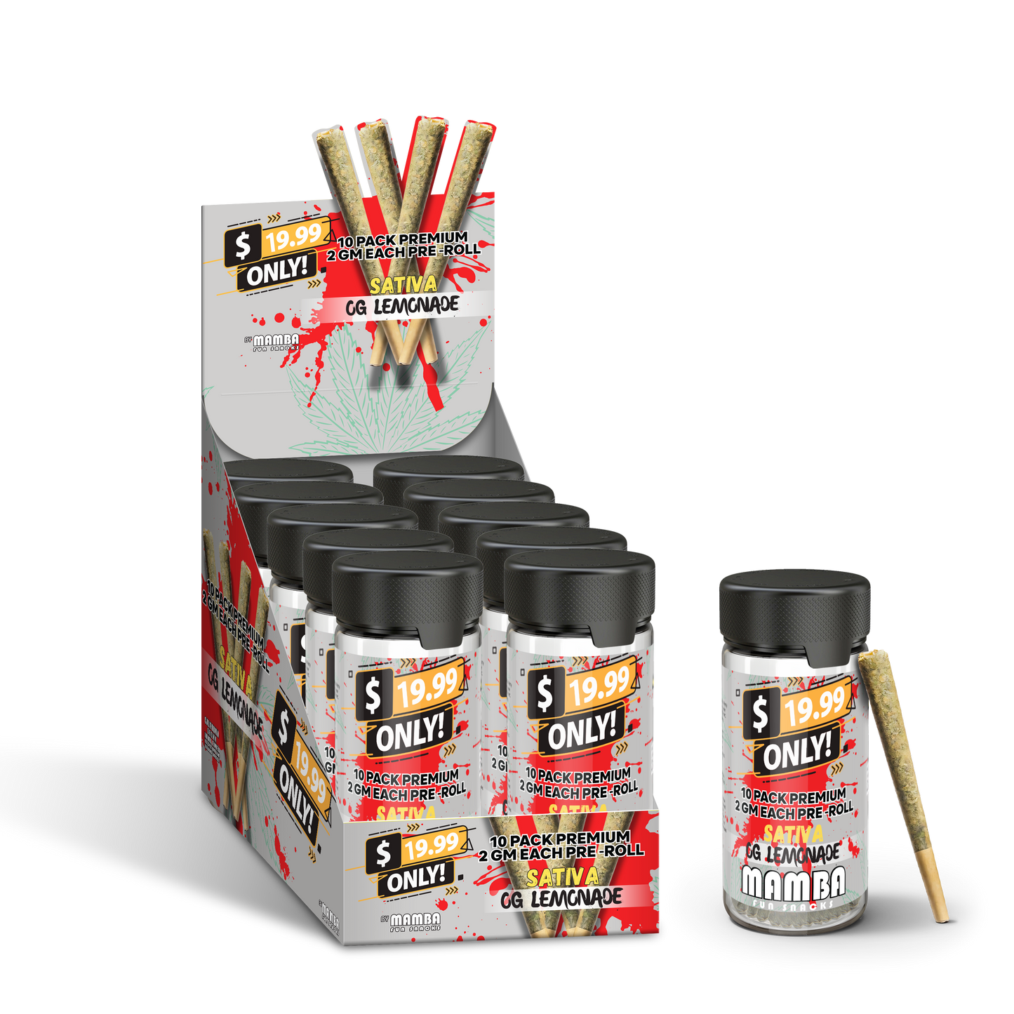 $19.99-Mamba Pre Roll-OG Lemonade (Sativa)