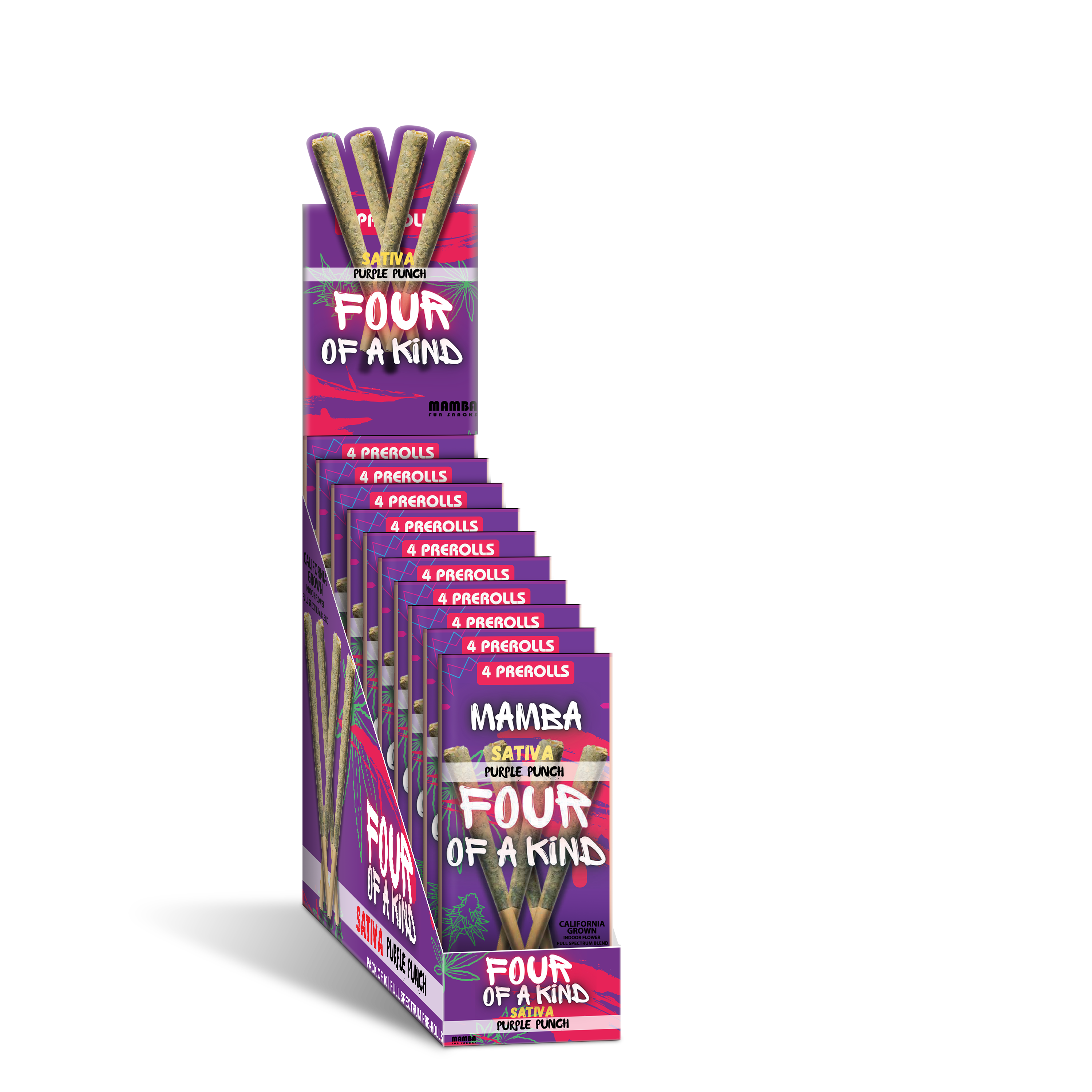 Mamba Four of a Kind -Purple Punch (Display Box)