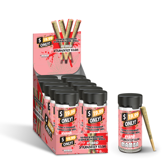 $19.99-Mamba Pre Roll-Strawberry Kush (Hybrid)